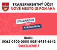 Mestská časť Bratislava-Nové Mesto zriadila v rámci boja proti koronavírusu transparentný účet, na ktorý môže prispievať ktokoľvek, kto sa rozhodne pomôcť. Takto získa…