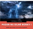 Pozor, SHMÚ na dnes večer a noc vydal výstrahu 2. stupňa pred búrkami! Od pondelka 16. augusta 18.00 h do utorka 17. augusta 02.00 h je v okrese Bratislava zvýšená pra…