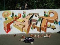 Ihrisko na Ladzianskeho skrášlia graffiti