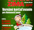 
	Mestská časť Bratislava - Nové Mesto pozýva všetkých Novomešťanov na ľad! Od január do marca sme pre vás pripravili verejné korčuľovanie v tréningovej hale Zimného …