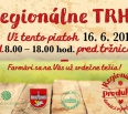 Mestská časť Bratislava - Nové Mesto vás pozýva na prvé REGIONÁLNE FARMÁRSKE TRHY, ktoré pokračujú aj v piatok 16. júna 2017 pred Novou Tržnicou na Trnavskom Mýte od 8…
