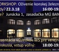 Mestská časť Bratislava-Nové Mesto vás pozýva na workshop zameraný na oživenie budovy stanice Konskej železnice, ktorý sa uskutoční vo štvrtok 22.3.2018 od 16:00 do 19…